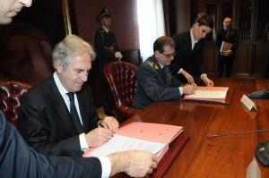 Gen.C.A. Luciano Carta e Prof. Carmine Gambardella